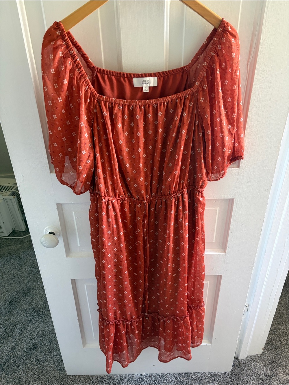 🔥Lucky Brand Floral Midi Dress🔥